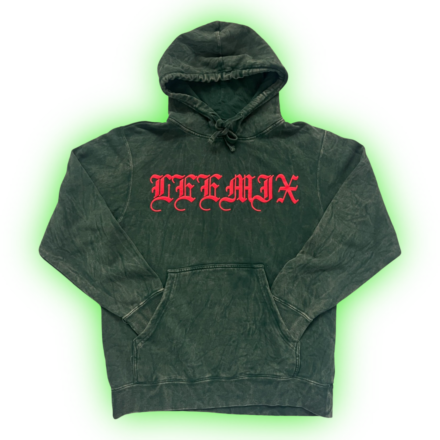 O.E LEEMIX HOODIE GRN